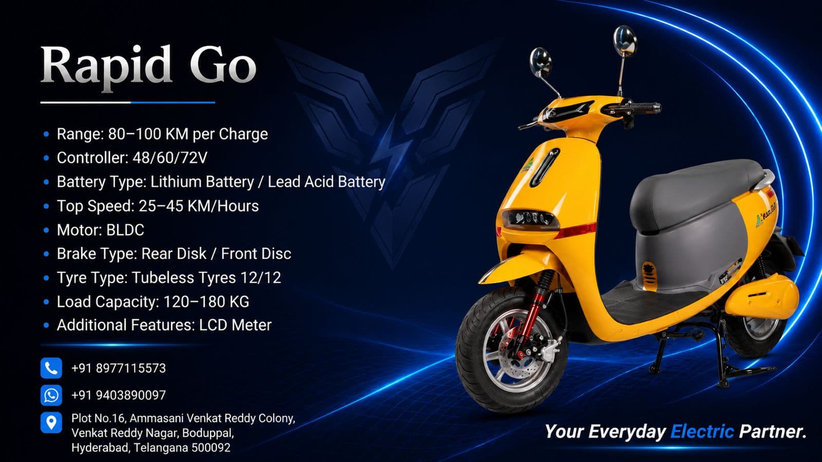 Vexis E Moto Rapid Go