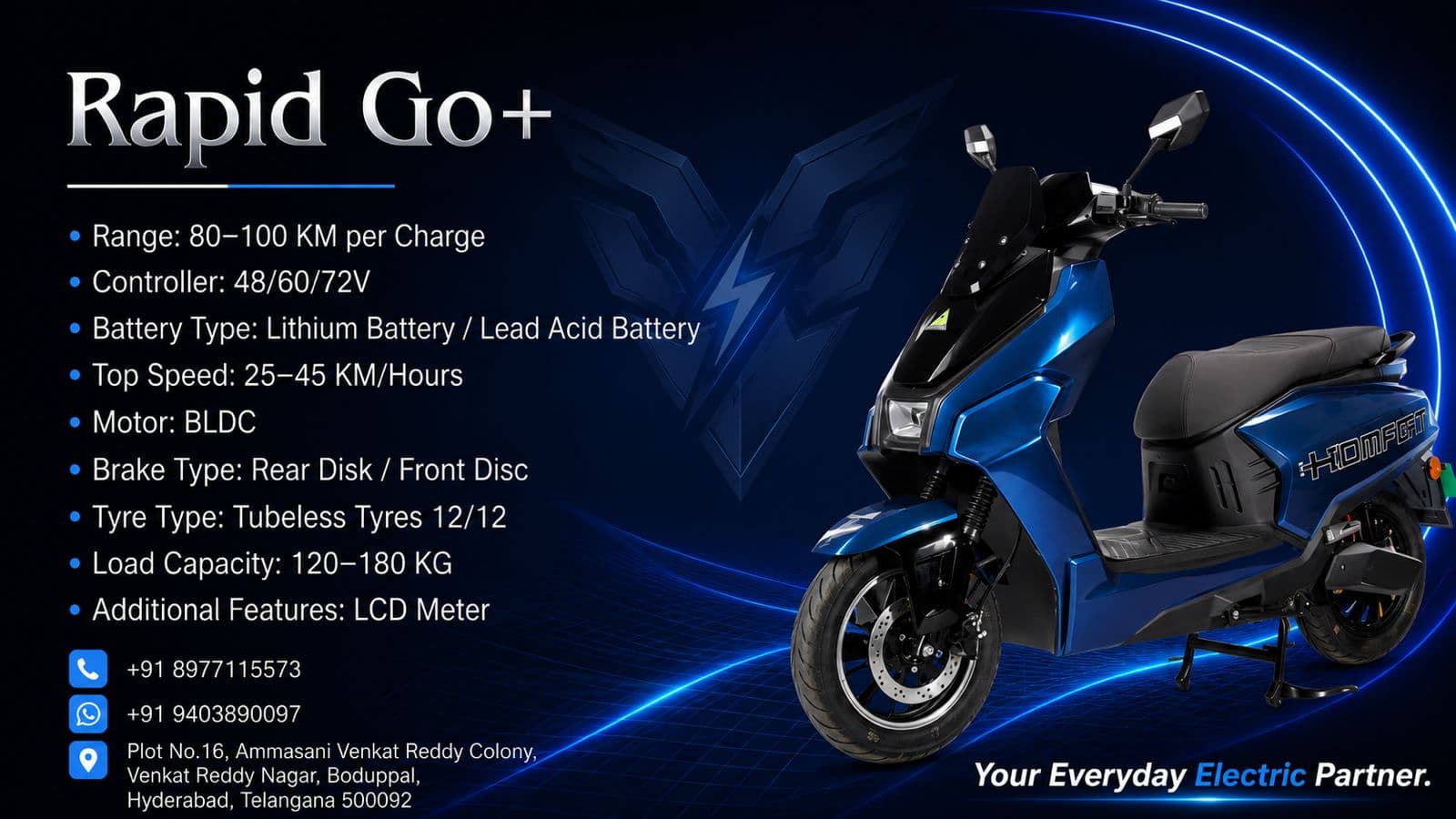 Vexis E Moto Rapid Go+