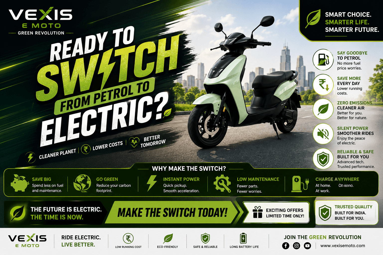 READY TO SWITCH FROM PETROL TO ELECTRIC?