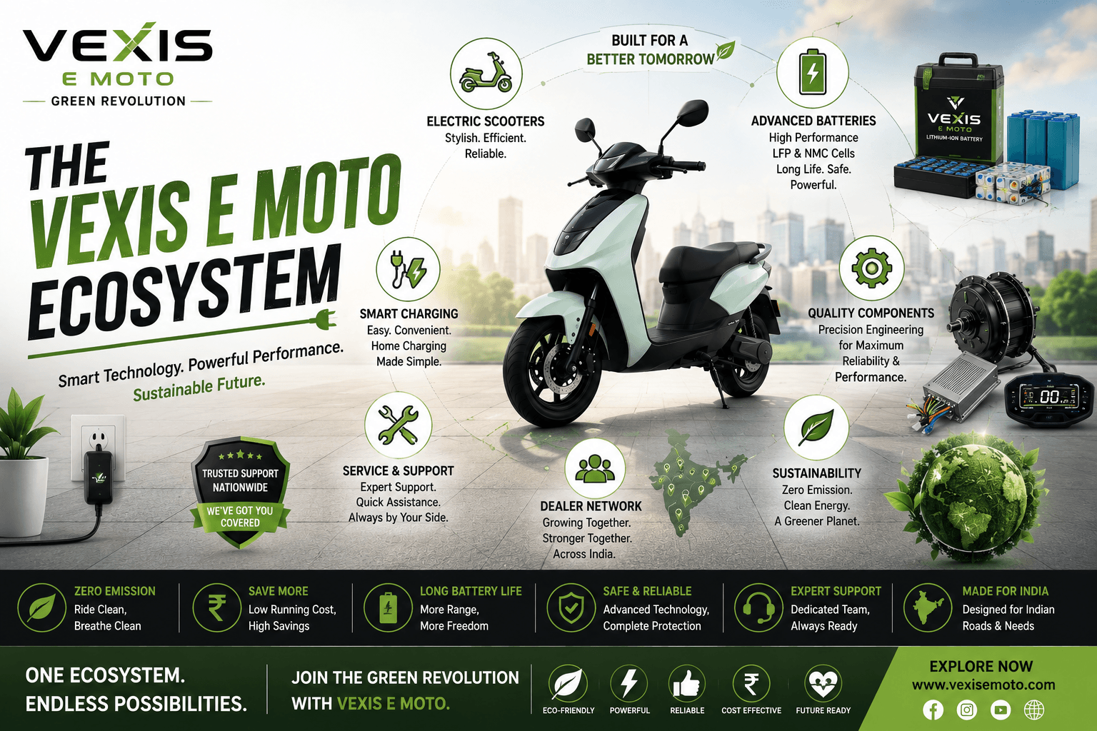 THE VEXIS E MOTO ECOSYSTEM